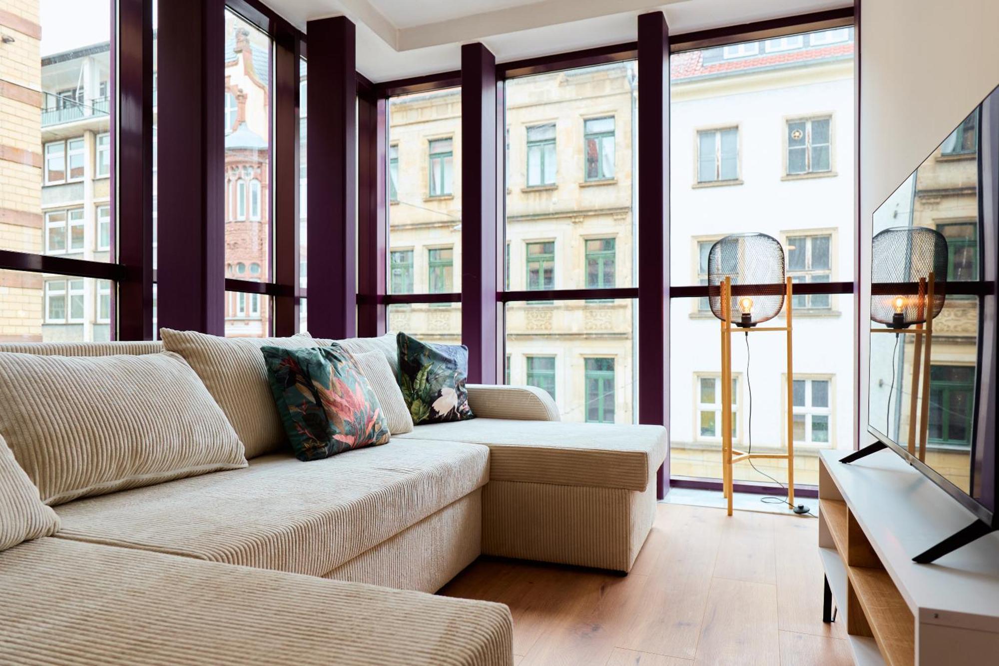 Stylisches Apartment I Fahrstuhl I Bahnhofsnah Erfurt Eksteriør billede